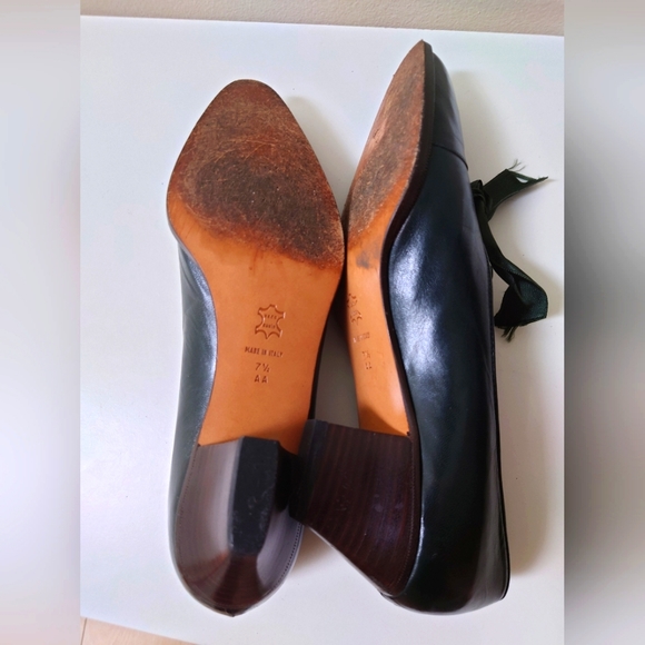 Dark Green Alberto's Leather Heels 7.5 - Picture 5 of 5